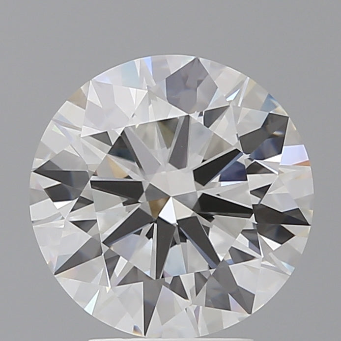 4.05 Carat Round Shaped, Ideal Cut, E Color, VVS2 Clarity, IGI Certified Lab Grown Diamond