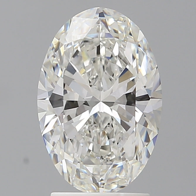 2.53 Carat Oval Shaped, Ideal Cut, F Color, VVS2 Clarity, IGI Certified Lab Grown Diamond