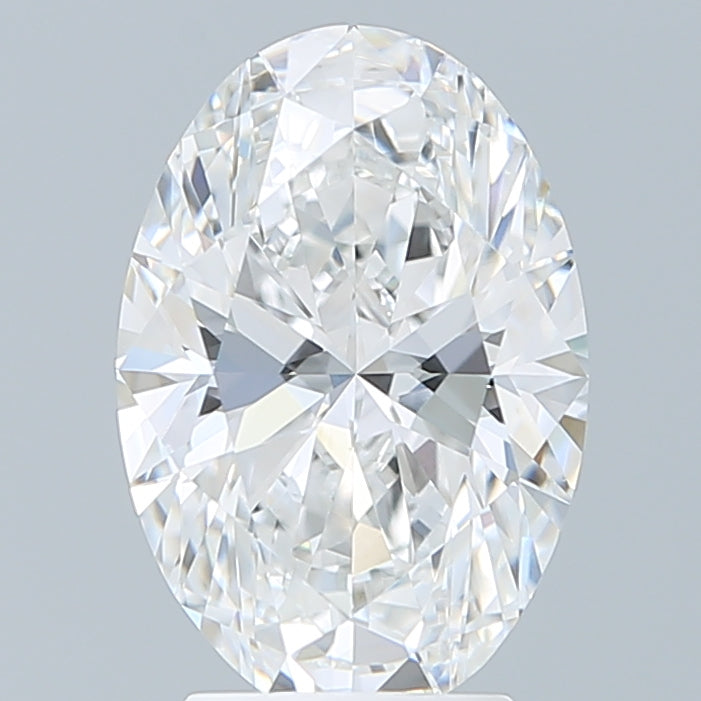3.58 Carat Oval Shaped, Ideal Cut, D Color, VVS2 Clarity, IGI Certified Lab Grown Diamond