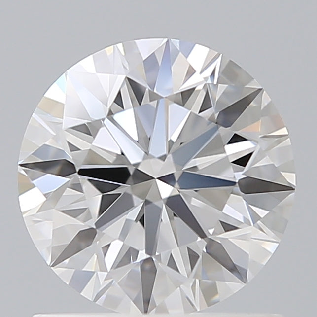 1.12 Carat Round Shaped, Ideal Cut, D Color, VVS2 Clarity, IGI Certified Lab Grown Diamond