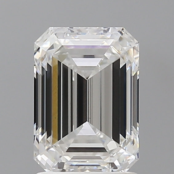 2.10 Carat Emerald Shaped, Ideal Cut, E Color, VVS2 Clarity, IGI Certified Lab Grown Diamond