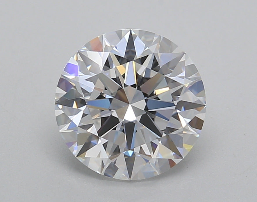 2.02 Carat Round Shaped, Ideal Cut, D Color, IF Clarity, IGI Certified Lab Grown Diamond