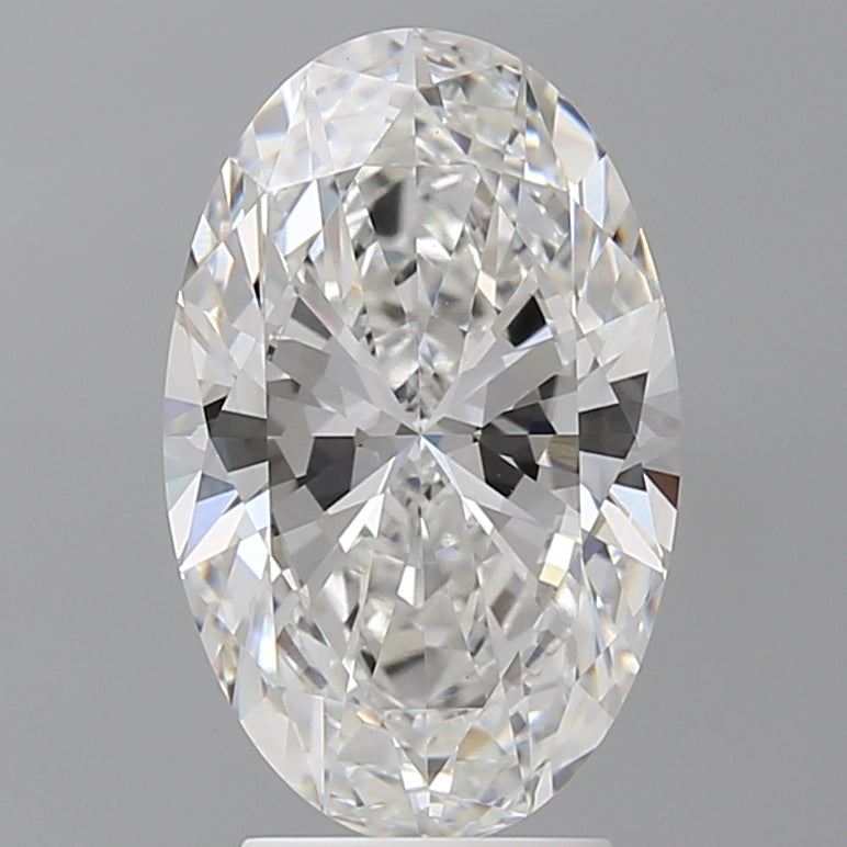 3.55 Carat Oval Shaped, Ideal Cut, E Color, VVS2 Clarity, IGI Certified Lab Grown Diamond