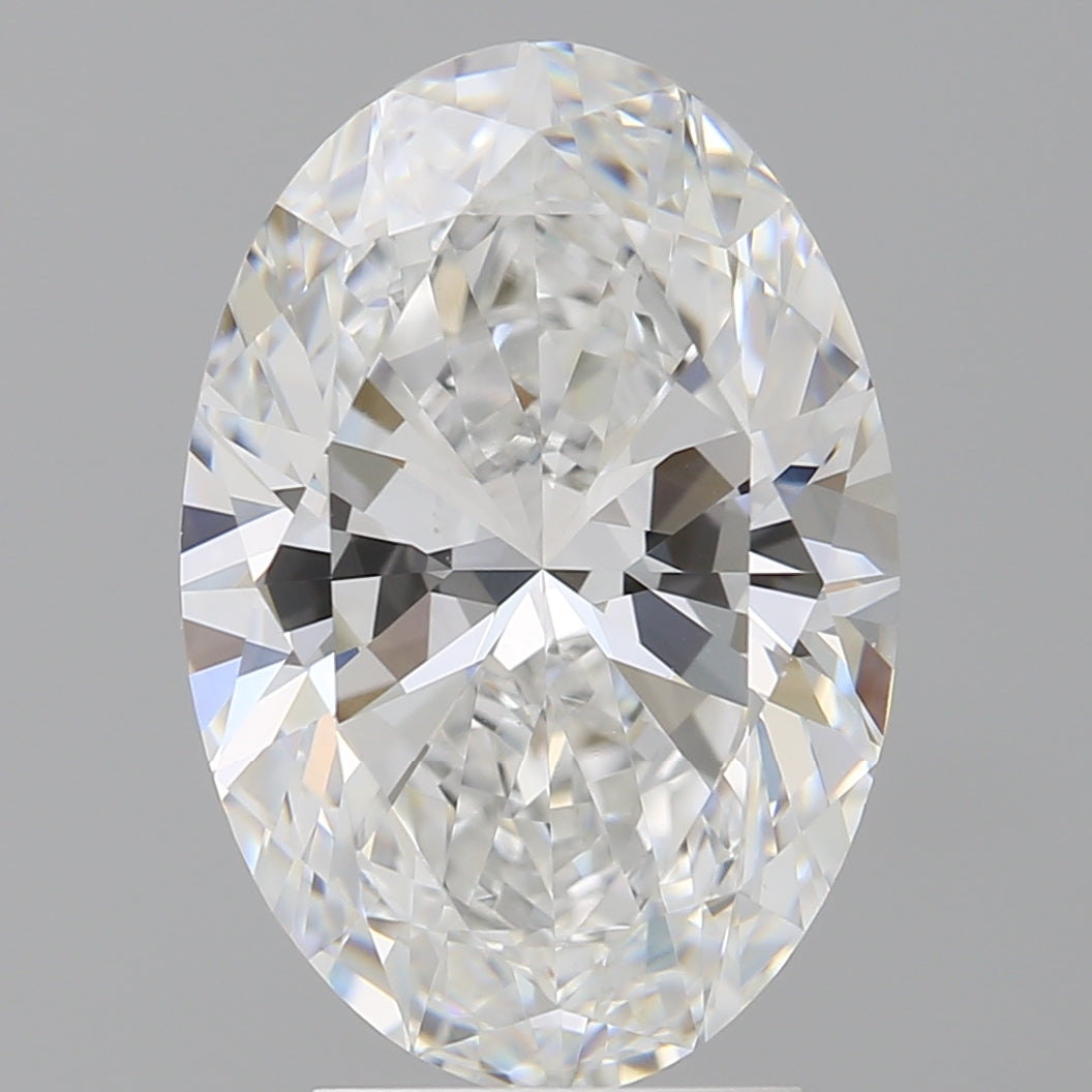 4.00 Carat Oval Shaped, Ideal Cut, E Color, VVS2 Clarity, IGI Certified Lab Grown Diamond