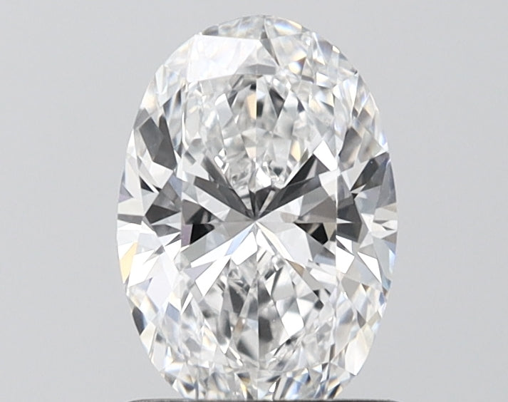 1.10 Carat Oval Shaped, Ideal Cut, D Color, VVS2 Clarity, IGI Certified Lab Grown Diamond