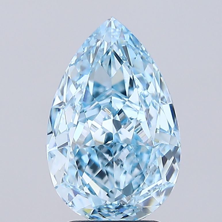 3.56 Carat Pear Shaped, Ideal Cut, VVS2 Clarity, IGI Certified Lab Grown Diamond