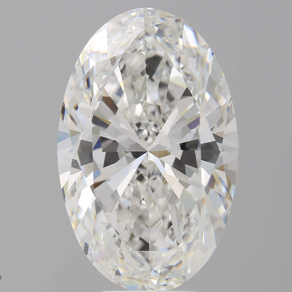 8.03 Carat Oval Shaped, Ideal Cut, F Color, VVS2 Clarity, IGI Certified Lab Grown Diamond