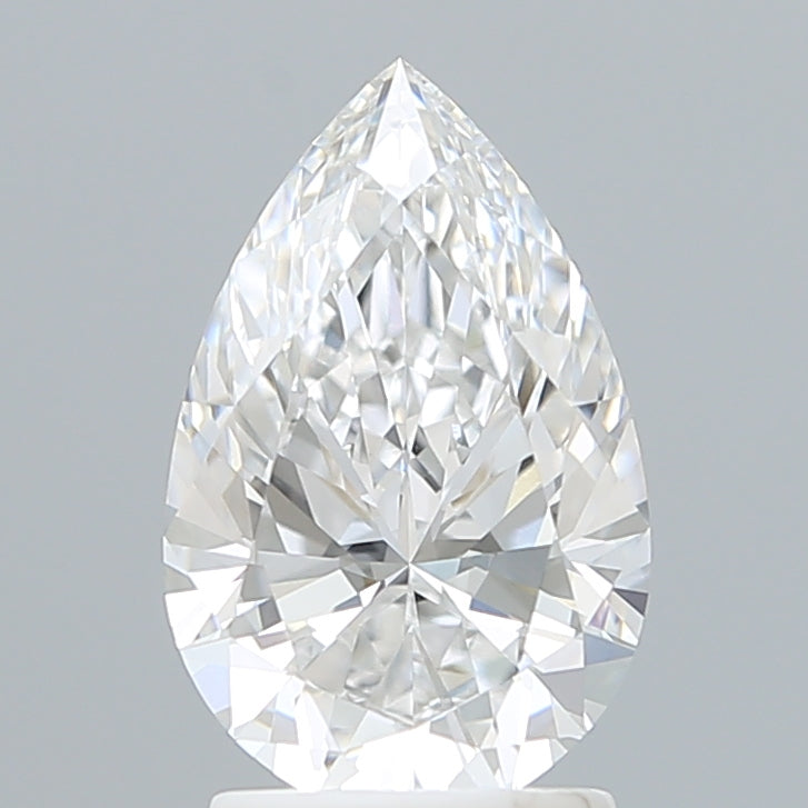 2.09 Carat Pear Shaped, Ideal Cut, E Color, VVS1 Clarity, IGI Certified Lab Grown Diamond