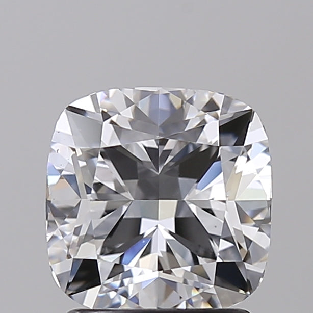 1.67 Carat Cushion Shaped, Ideal Cut, D Color, VS1 Clarity, IGI Certified Lab Grown Diamond