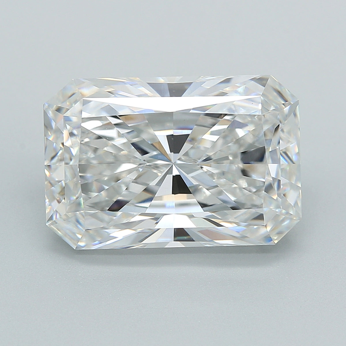 7.40 Carat Radiant Shaped, Ideal Cut, E Color, VVS2 Clarity, IGI Certified Lab Grown Diamond