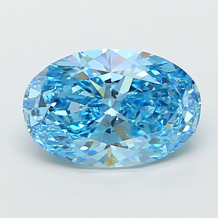 3.92 Carat Oval Shaped, Very Good Cut, VVS2 Clarity, IGI Certified Lab Grown Diamond