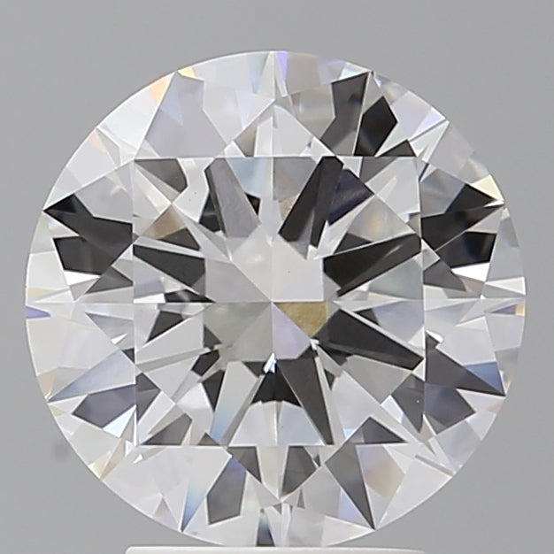 3.51 Carat Round Shaped, Excellent Cut, F Color, VVS2 Clarity, IGI Certified Lab Grown Diamond