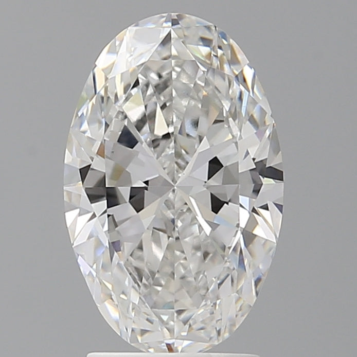 2.54 Carat Oval Shaped, Ideal Cut, E Color, VVS2 Clarity, IGI Certified Lab Grown Diamond