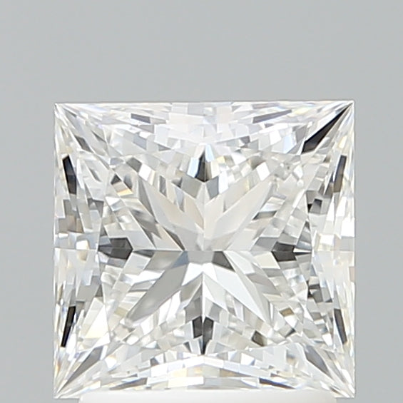 2.06 Carat Princess Shaped, Ideal Cut, E Color, VVS2 Clarity, IGI Certified Lab Grown Diamond