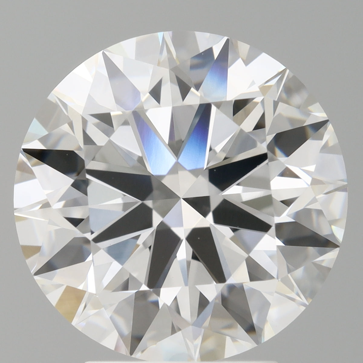 4.10 Carat Round Shaped, Ideal Cut, E Color, VVS2 Clarity, IGI Certified Lab Grown Diamond