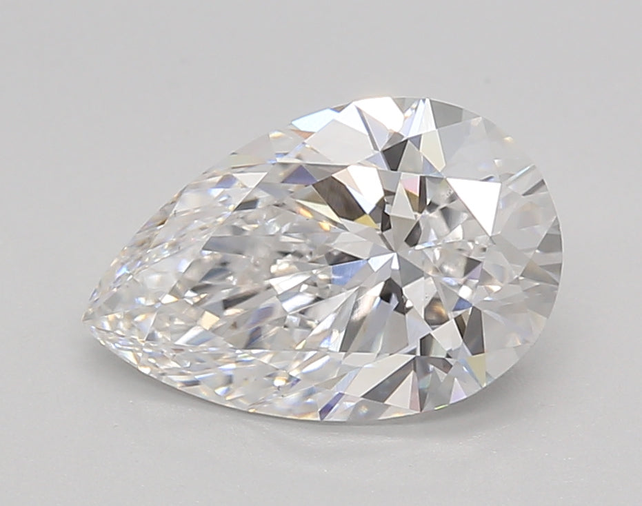 2.03 Carat Pear Shaped, Ideal Cut, E Color, VS1 Clarity, IGI Certified Lab Grown Diamond