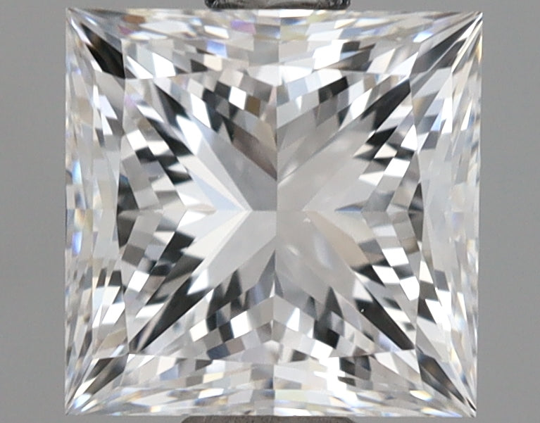 1.61 Carat Princess Shaped, Excellent Cut, D Color, VVS2 Clarity, IGI Certified Lab Grown Diamond