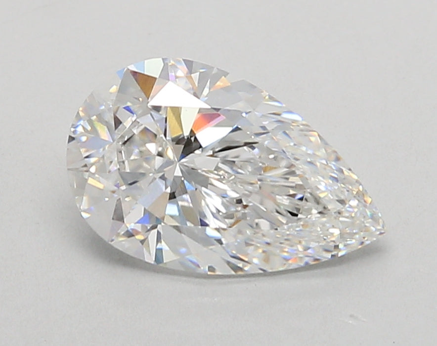 2.04 Carat Pear Shaped, Ideal Cut, D Color, VVS2 Clarity, IGI Certified Lab Grown Diamond