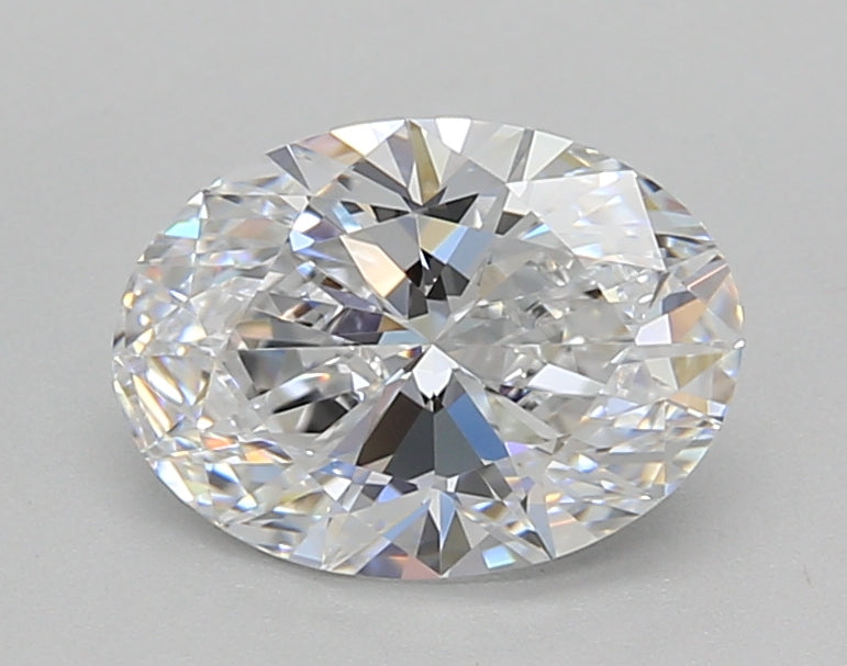 1.51 Carat Oval Shaped, Excellent Cut, D Color, VVS1 Clarity, IGI Certified Lab Grown Diamond