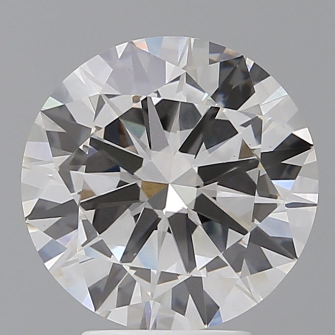 4.03 Carat Round Shaped, Excellent Cut, F Color, VS1 Clarity, IGI Certified Lab Grown Diamond