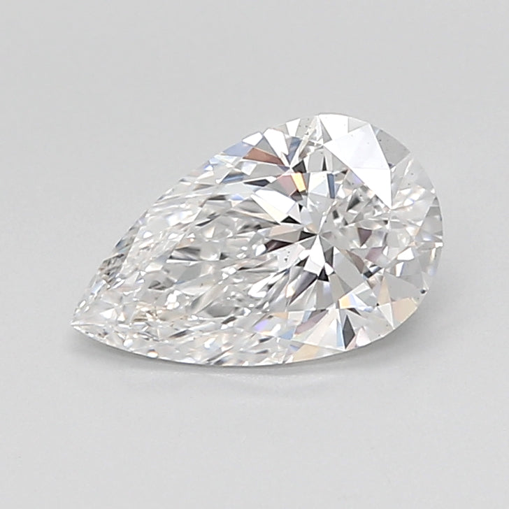 1.03 Carat Pear Shaped, Ideal Cut, D Color, VS2 Clarity, IGI Certified Lab Grown Diamond