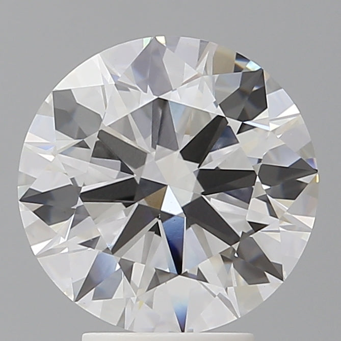 4.08 Carat Round Shaped, Ideal Cut, F Color, VS1 Clarity, IGI Certified Lab Grown Diamond