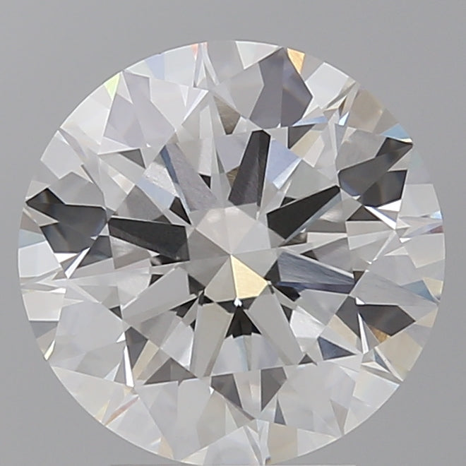4.05 Carat Round Shaped, Ideal Cut, E Color, VVS2 Clarity, IGI Certified Lab Grown Diamond