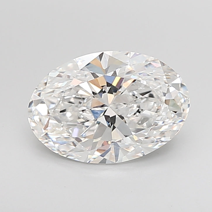 4.04 Carat Oval Shaped, Ideal Cut, E Color, VVS2 Clarity, IGI Certified Lab Grown Diamond