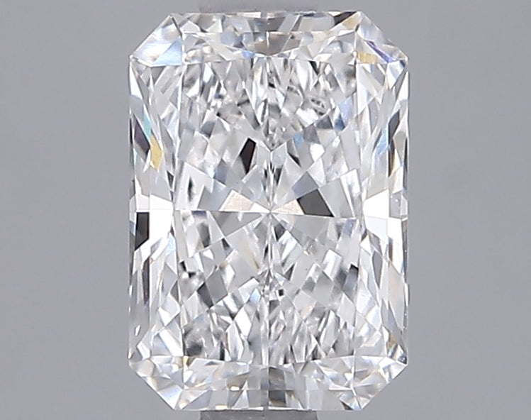 1.47 Carat Radiant Shaped, Excellent Cut, E Color, VVS2 Clarity, IGI Certified Lab Grown Diamond