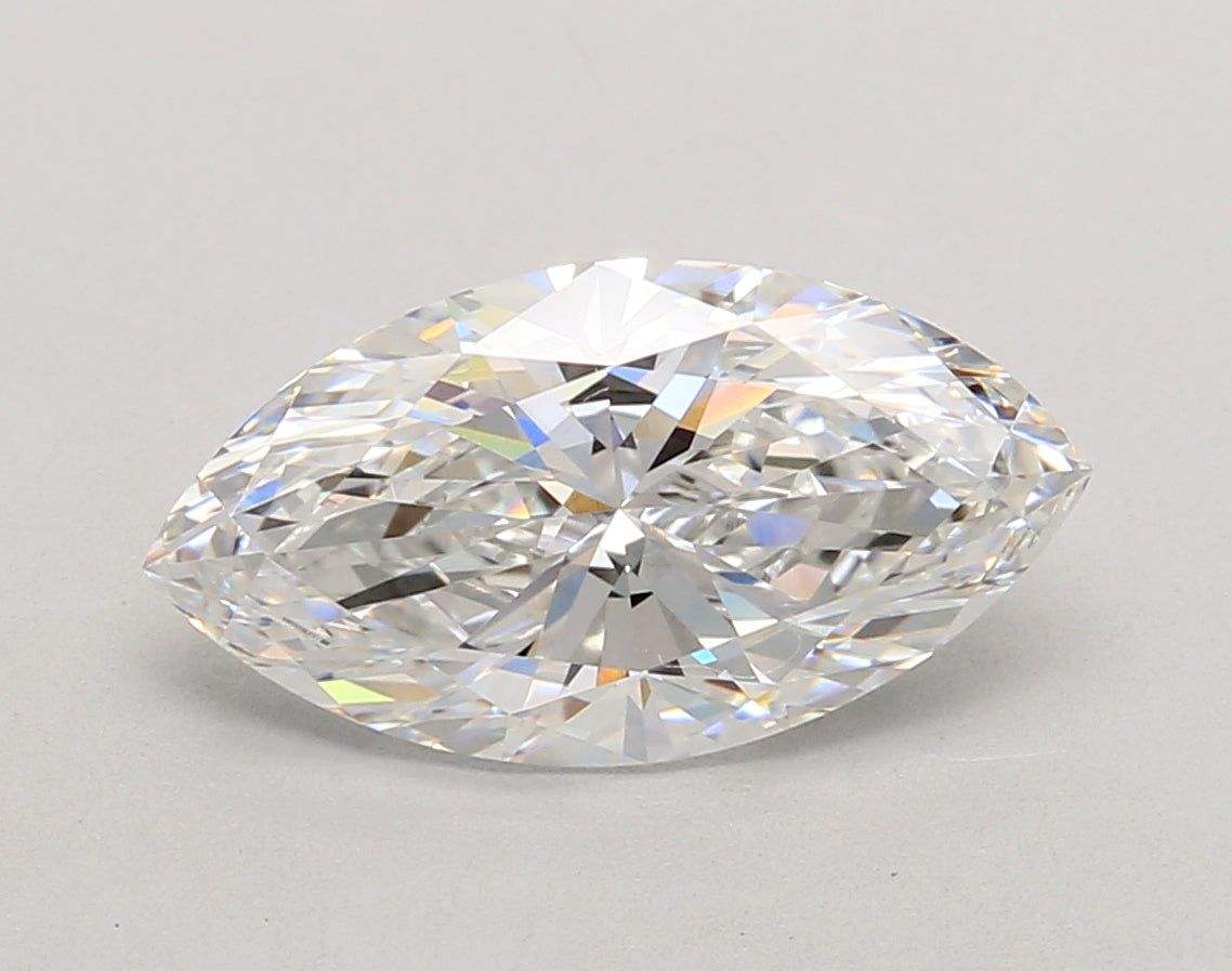 2.83 Carat Marquise Shaped, Ideal Cut, E Color, VVS1 Clarity, IGI Certified Lab Grown Diamond