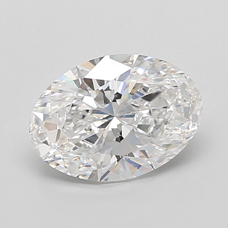 3.02 Carat Oval Shaped, Ideal Cut, D Color, VVS2 Clarity, IGI Certified Lab Grown Diamond