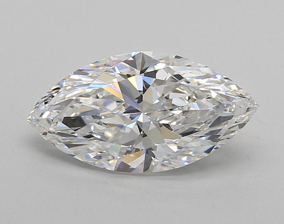 2.01 Carat Marquise Shaped, Excellent Cut, D Color, VS1 Clarity, IGI Certified Lab Grown Diamond