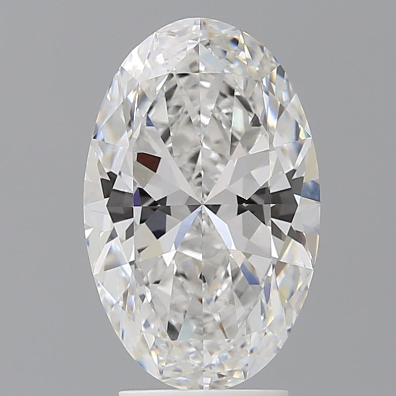 3.59 Carat Oval Shaped, Ideal Cut, E Color, VVS2 Clarity, IGI Certified Lab Grown Diamond