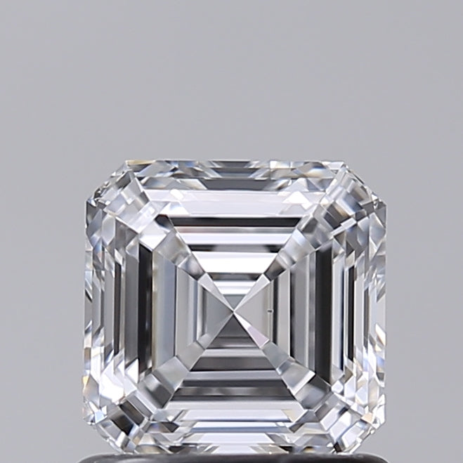 1.01 Carat Asscher Shaped, Excellent Cut, D Color, VS1 Clarity, IGI Certified Lab Grown Diamond