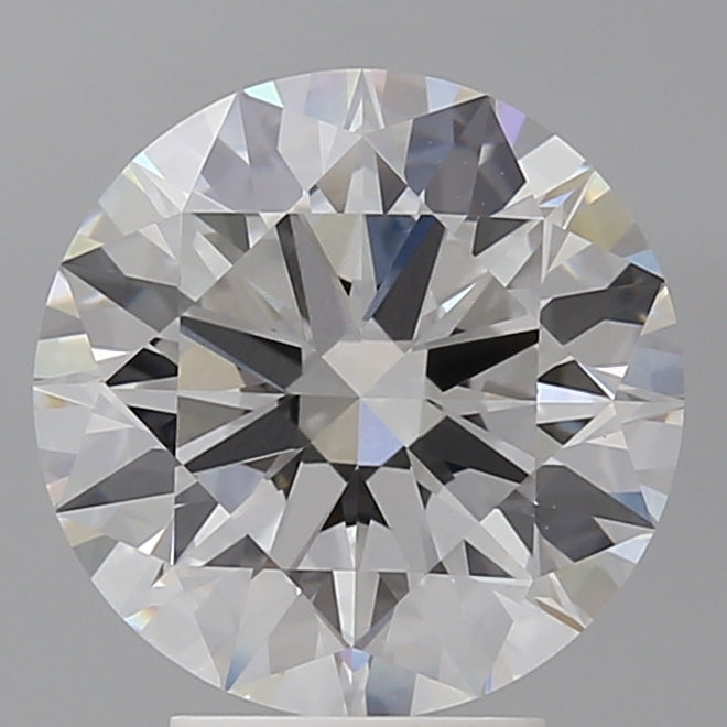 4.08 Carat Round Shaped, Ideal Cut, E Color, VVS2 Clarity, IGI Certified Lab Grown Diamond