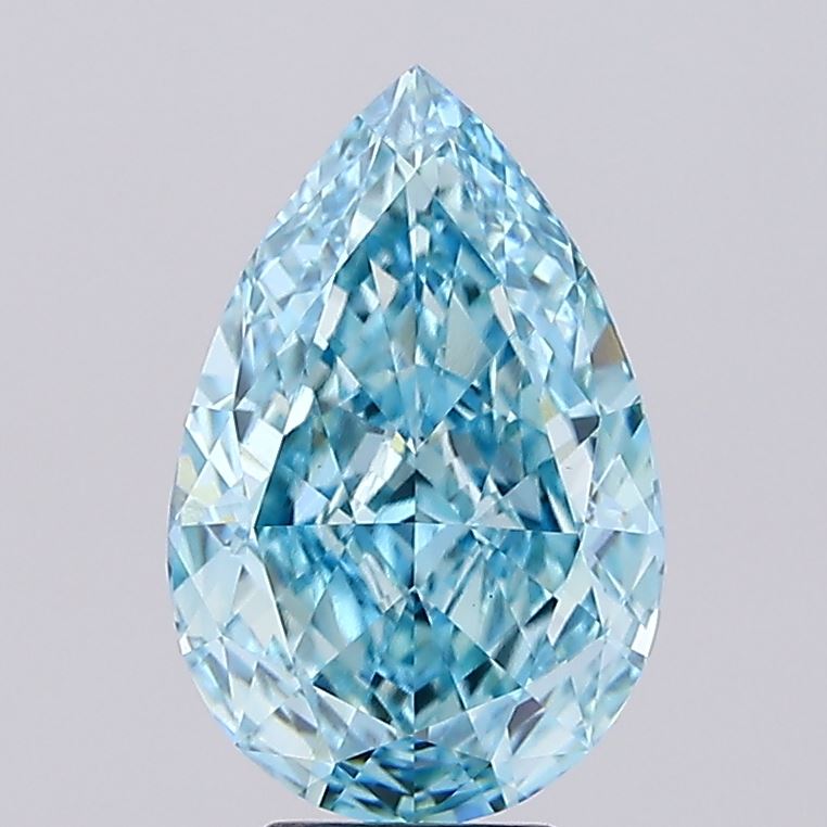 6.55 Carat Pear Shaped, Excellent Cut, VS1 Clarity, IGI Certified Lab Grown Diamond