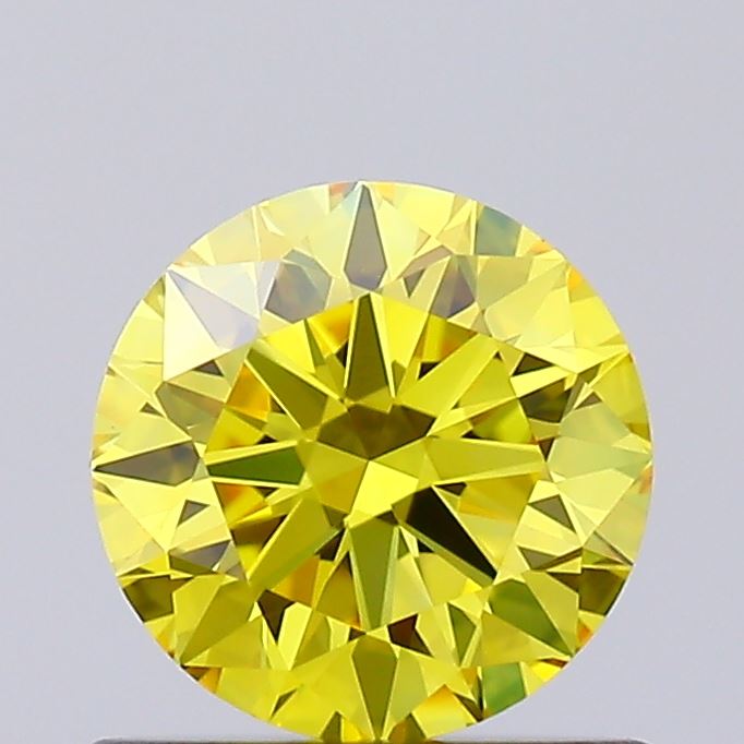 0.63 Carat Round Shaped, Ideal Cut, VVS2 Clarity, IGI Certified Lab Grown Diamond