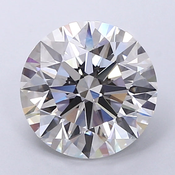 3.00 Carat Round Shaped, Ideal Cut, F Color, VVS2 Clarity, IGI Certified Lab Grown Diamond