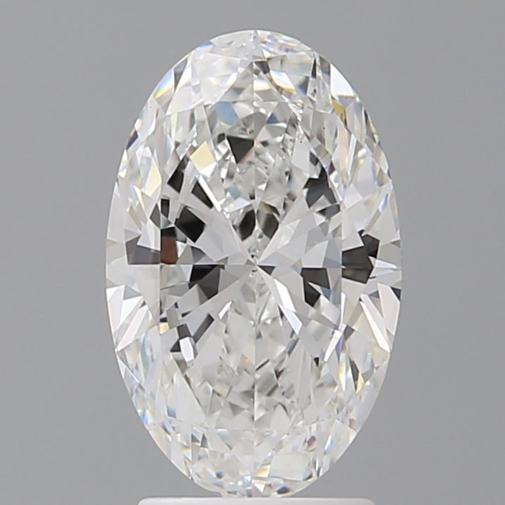 2.56 Carat Oval Shaped, Ideal Cut, E Color, VS1 Clarity, IGI Certified Lab Grown Diamond