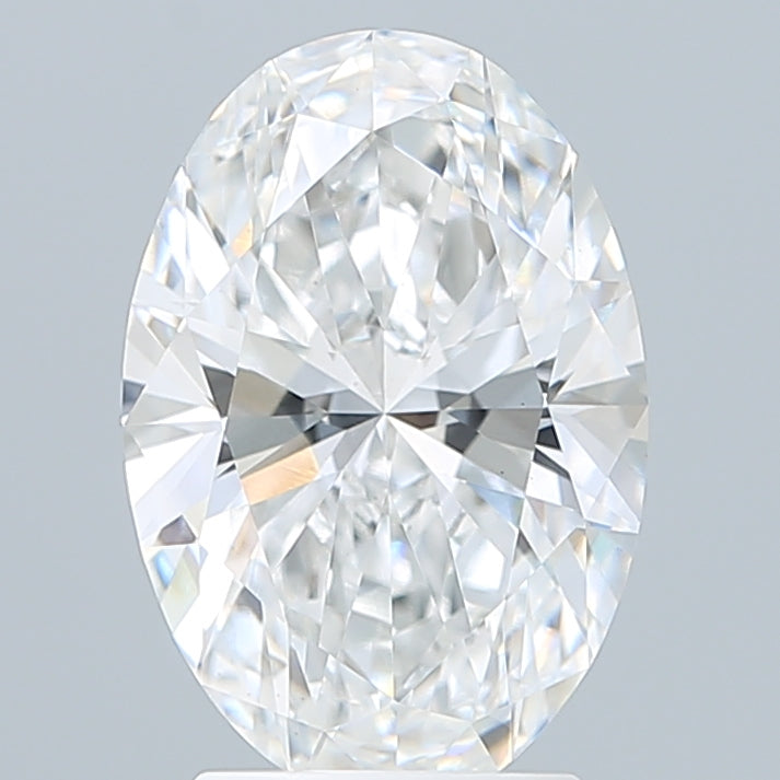 2.75 Carat Oval Shaped, Ideal Cut, D Color, VS1 Clarity, IGI Certified Lab Grown Diamond