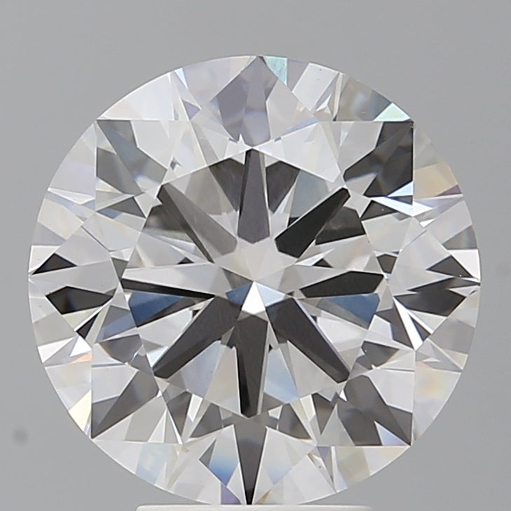 5.53 Carat Round Shaped, Ideal Cut, E Color, VVS2 Clarity, IGI Certified Lab Grown Diamond