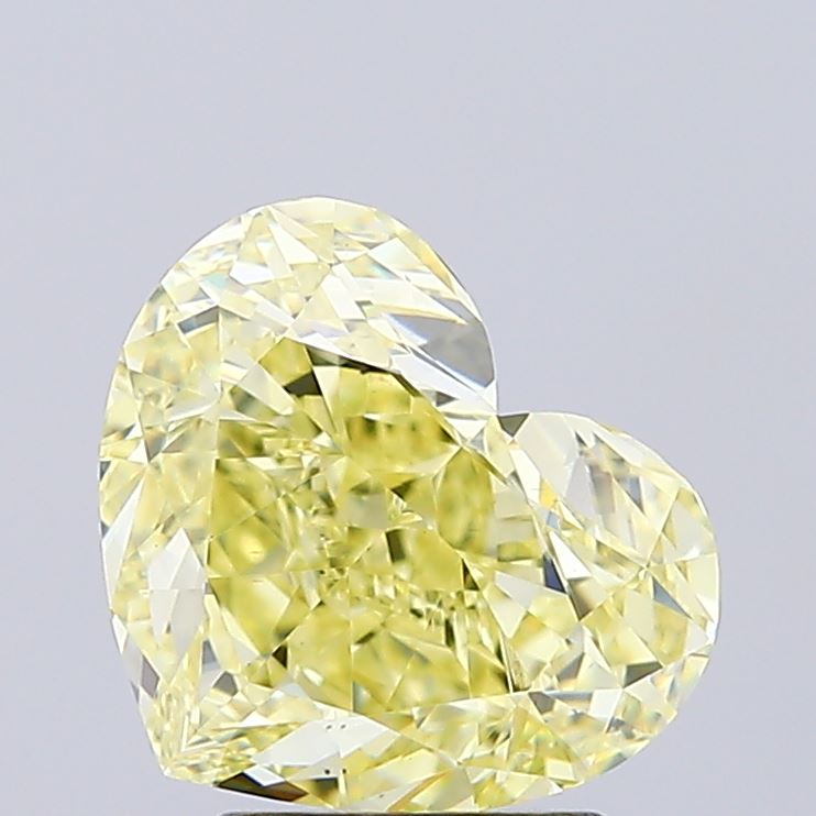 3.02 Carat Heart Shaped, Excellent Cut, VS1 Clarity, IGI Certified Lab Grown Diamond