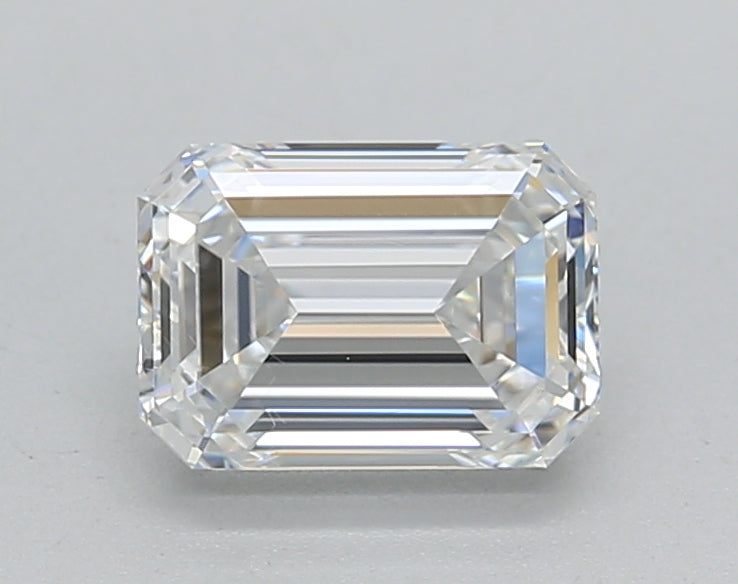 1.13 Carat Emerald Shaped, Ideal Cut, E Color, VS2 Clarity, GIA Certified Lab Grown Diamond