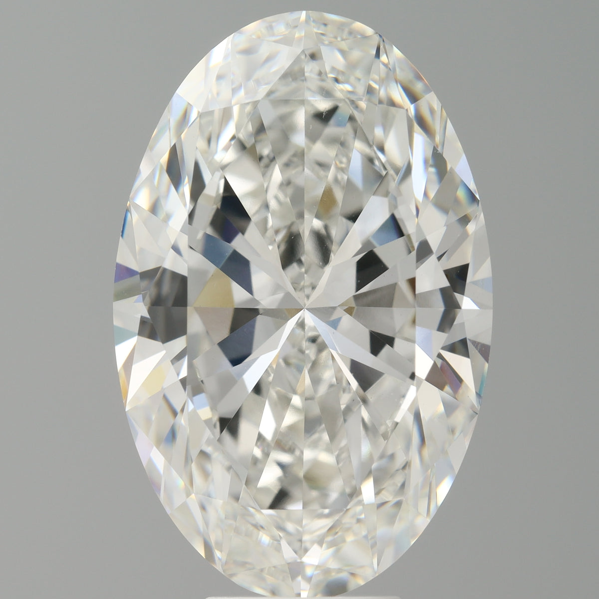 9.10 Carat Oval Shaped, Ideal Cut, F Color, VVS2 Clarity, IGI Certified Lab Grown Diamond