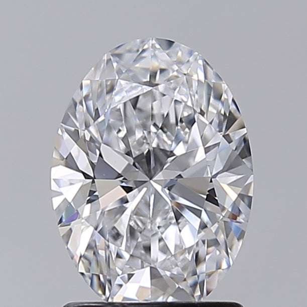 1.51 Carat Oval Shaped, Excellent Cut, D Color, VVS2 Clarity, IGI Certified Lab Grown Diamond