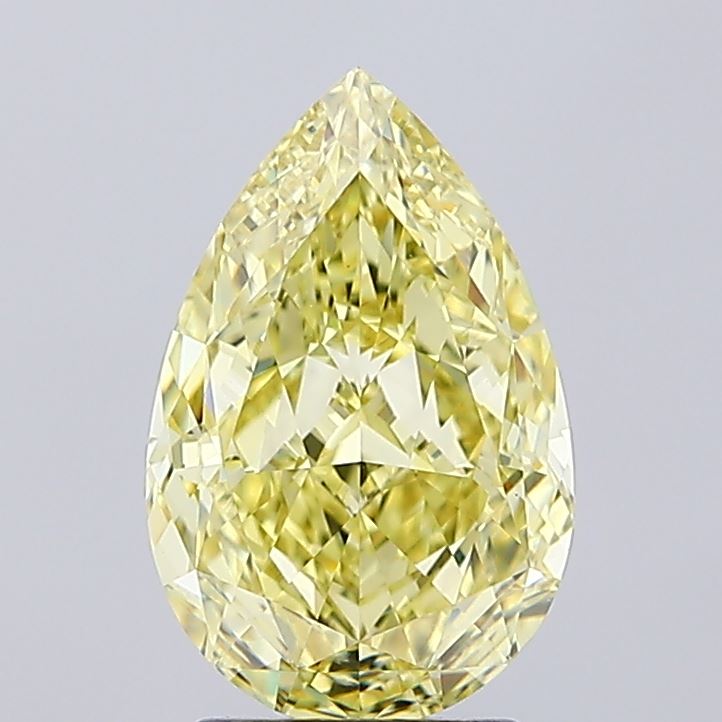 3.01 Carat Pear Shaped, Ideal Cut, VVS2 Clarity, IGI Certified Lab Grown Diamond
