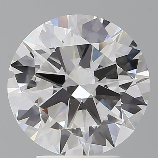 3.51 Carat Round Shaped, Excellent Cut, F Color, VS1 Clarity, IGI Certified Lab Grown Diamond