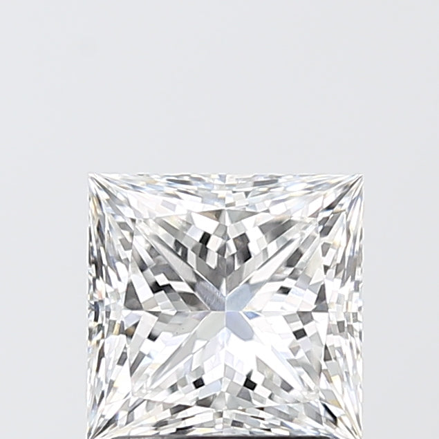 2.10 Carat Princess Shaped, Ideal Cut, E Color, VVS2 Clarity, IGI Certified Lab Grown Diamond