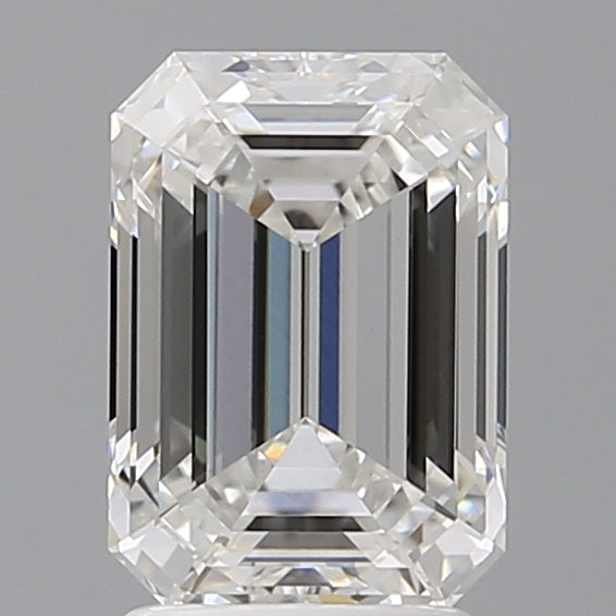 2.59 Carat Emerald Shaped, Ideal Cut, E Color, VVS2 Clarity, IGI Certified Lab Grown Diamond