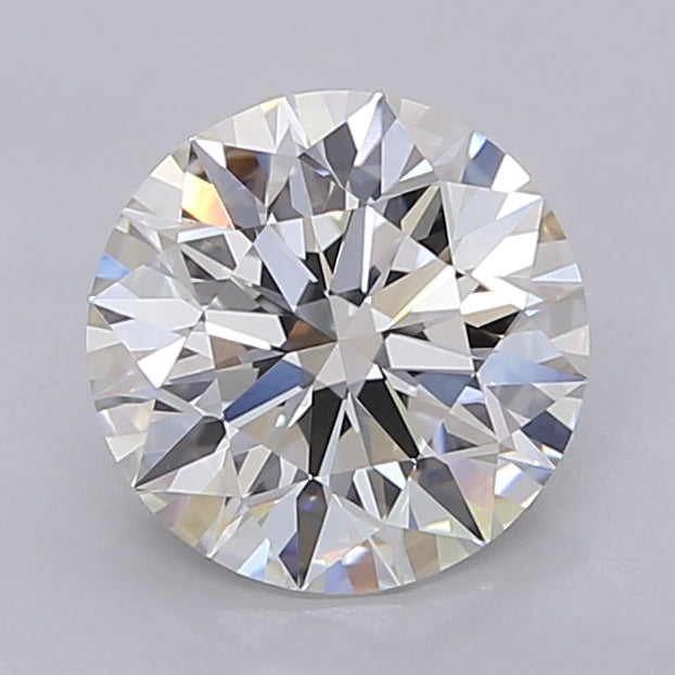 2.01 Carat Round Shaped, Excellent Cut, F Color, VVS2 Clarity, IGI Certified Lab Grown Diamond